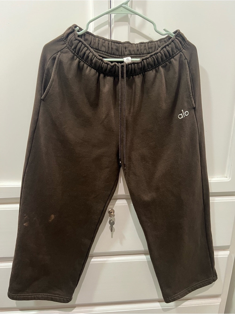 ALO accolade straight leg Sweatpant - Esspresso